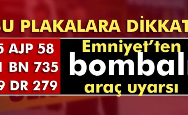 Diyarbakır’da bombalı araç alarmı