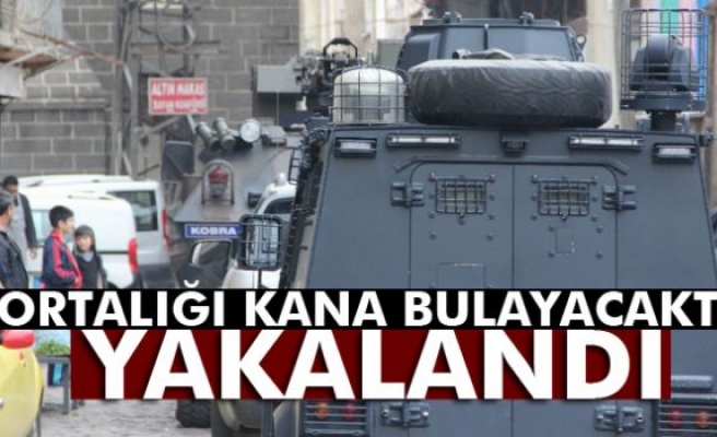 Diyarbakır’da eylem hazırlığındaki terörist yakalandı