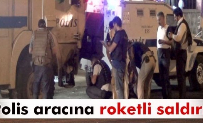 Diyarbakır’da polise roketli saldırı