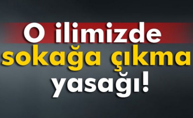 Diyarbakır'ın Sur ilçesinde sokağa çıkma yasağı!