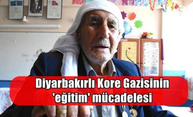 Diyarbakırlı Kore Gazisinin 'eğitim' mücadelesi