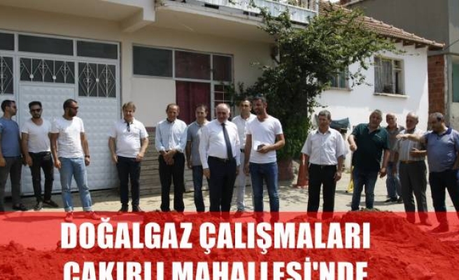 DOĞALGAZ ÇALIŞMALARI ÇAKIRLI MAHALLESİ'NDE