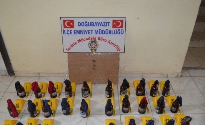 Doğubayazıt’ta 42 Adet Molotof Bombası Ele Geçirildi