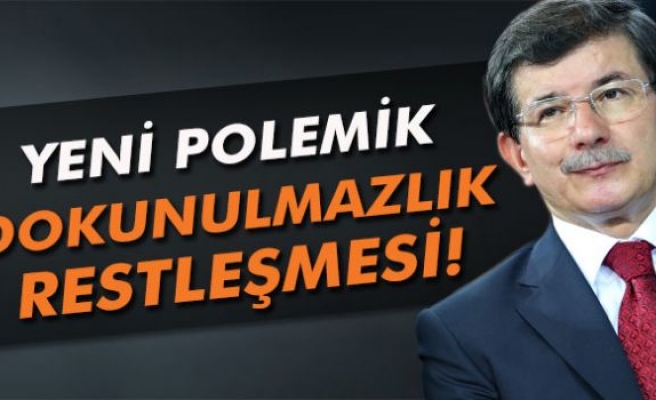 Dokunulmazlık restleşmesi!