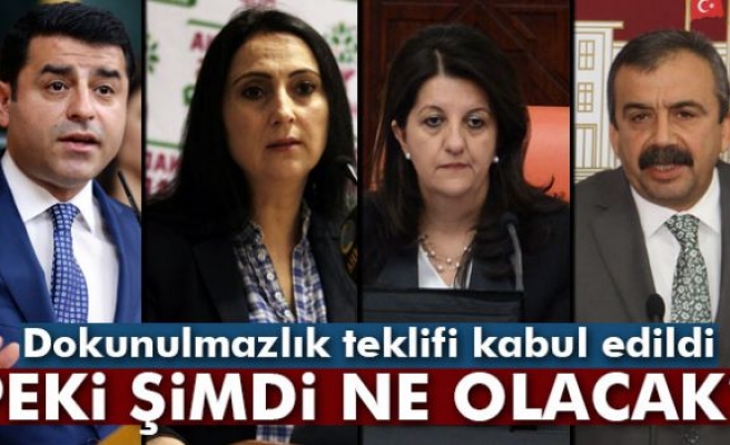 Dokunulmazlıklar konusunda şimdi ne olacak?