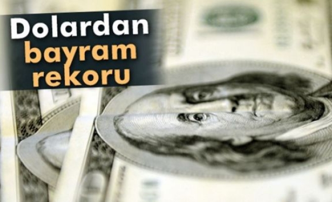 Dolardan bayram rekoru