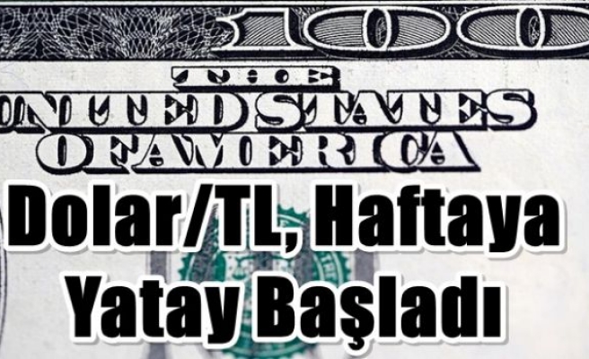 Dolar/TL, haftaya yatay başladı