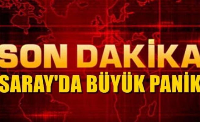 Dolmabahçe Sarayı'nda büyük panik