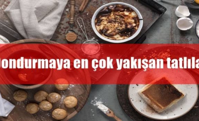 Dondurmaya en çok yakışan tatlılar