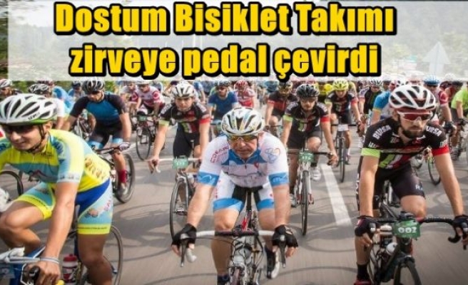 Dostum Bisiklet Takımı zirveye pedal çevirdi