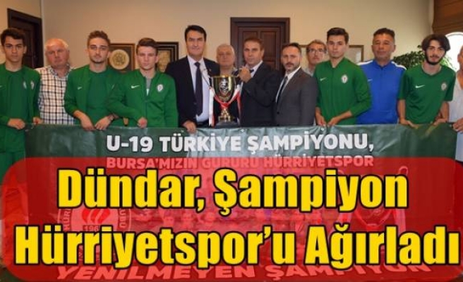 Dündar, Şampiyon Hürriyetspor’u Ağırladı