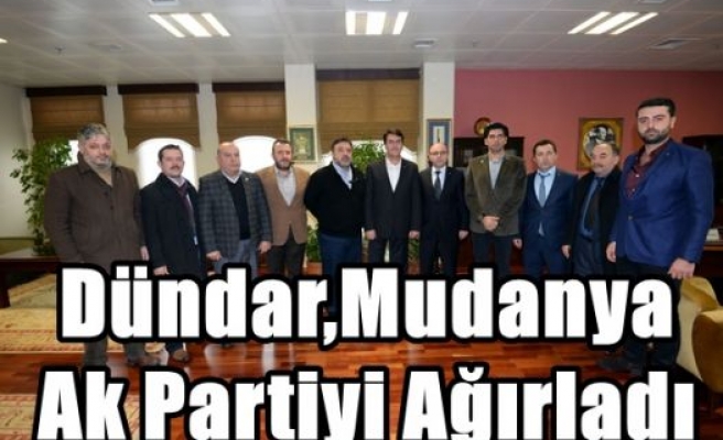 Dündar,Mudanya Ak Partiyi Ağırladı