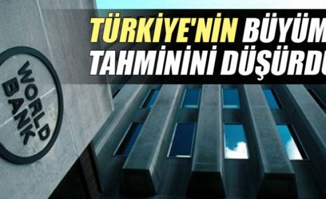 Dünya Bankası Türkiye'nin büyüme tahminini düşürdü