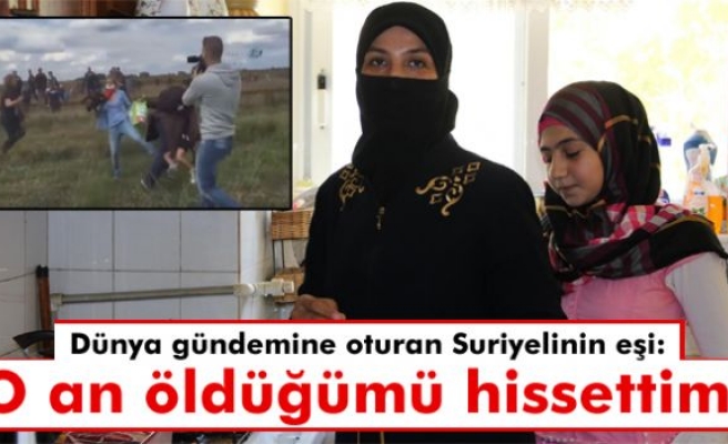 Dünya gündemine oturan Suriyelinin eşi konuştu