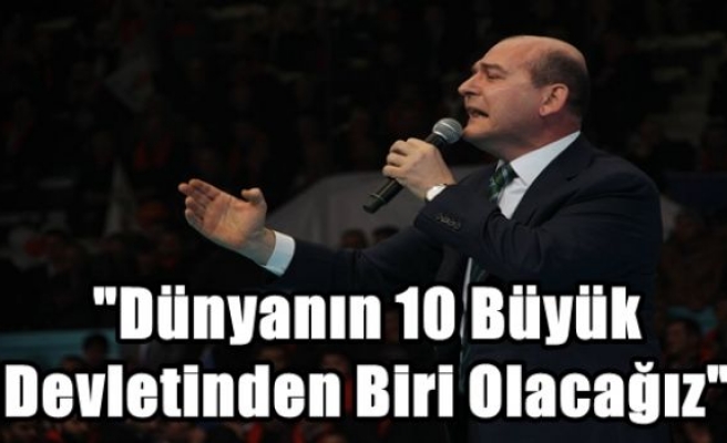 “Dünyanın 10 Büyük Devletinden Biri Olacağız“