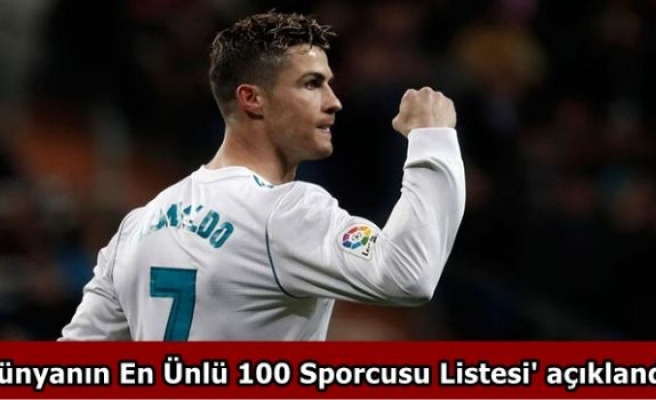 'Dünyanın En Ünlü 100 Sporcusu Listesi' açıklandı