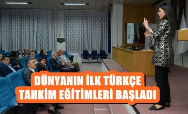 Dünyanın İlk Türkçe Tahkim Eğitimleri Başladı