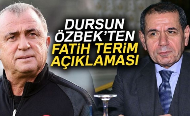 Dursun Özbek’ten Fatih Terim açıklaması