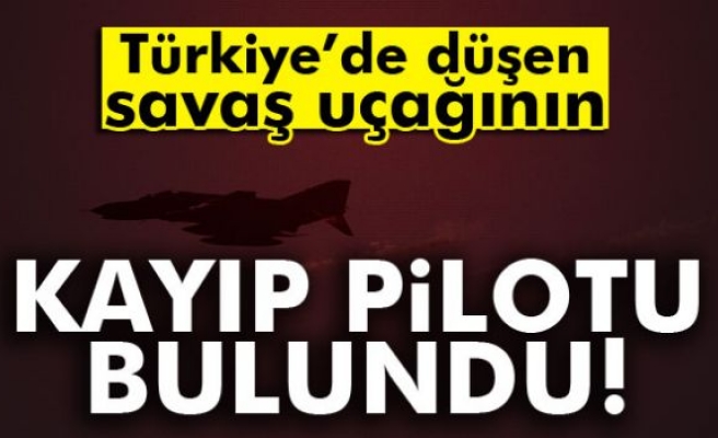 DÜŞEN UÇAĞIN PİLOTU BULUNDU!