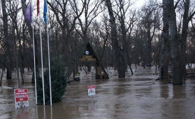 Edirne’de Nehirlerin Debileri Düşüşe Geçti