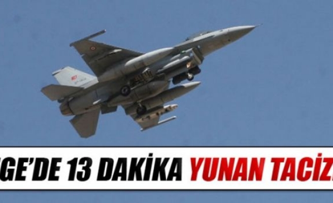 Ege’de 13 dakika Yunan tacizi