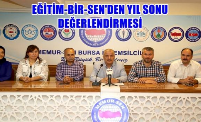 EĞİTİM-BİR-SEN'DEN YIL SONU DEĞERLENDİRMESİ