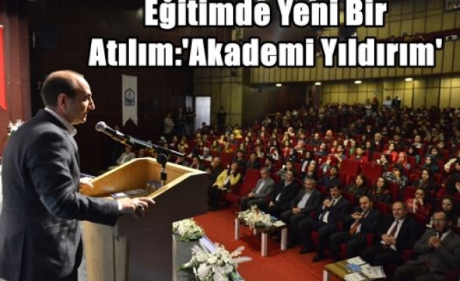 Eğitimde Yeni Bir Atılım:'Akademi Yıldırım'