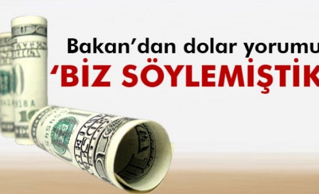 Ekonomi Bakanı Zeybekci'den dolar yorumu