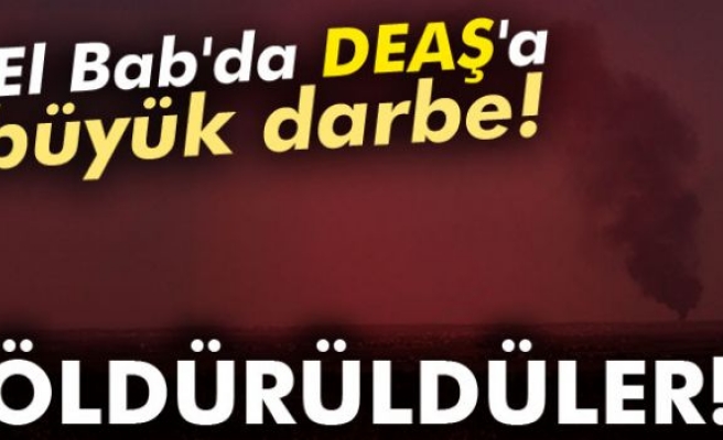 El Bab bölgesinde DEAŞ'a büyük darbe!