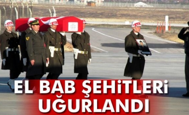 El Bab şehitleri memleketlerine uğurlandı