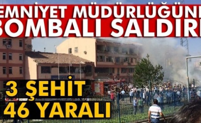 Elazığ Emniyet Müdürlüğü'ne bombalı saldırı!