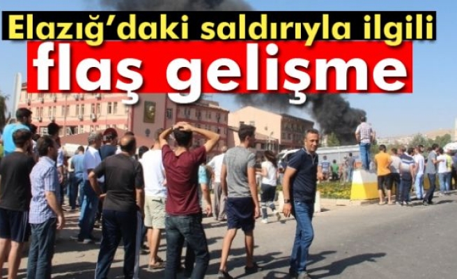 Elazığ’daki saldırıyla ilgili flaş gelişme