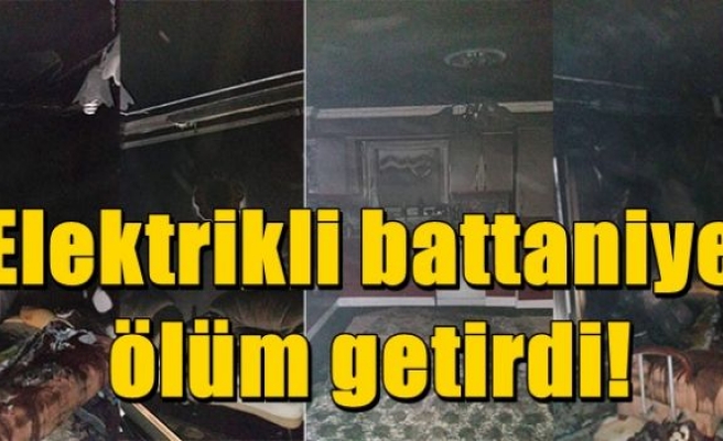 Elektrikli battaniye ölüm getirdi!