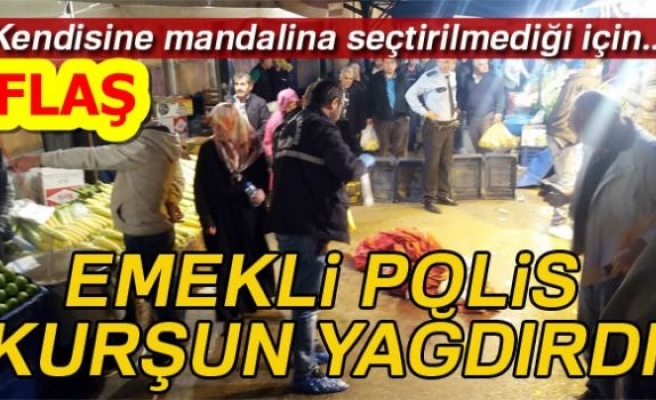 EMEKLİ POLİS KURŞUN YAĞDIRDI!