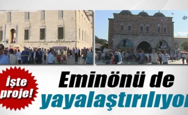 Eminönü'nde trafik yerin altına iniyor