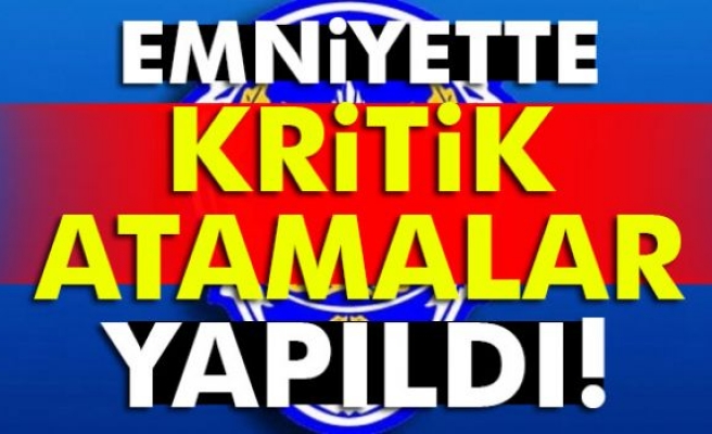 Emniyet teşkilatında yeni terfiler belli oldu