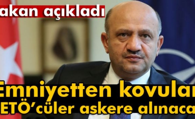 Emniyet'ten kovulan FETÖ'cüler askere alınacak