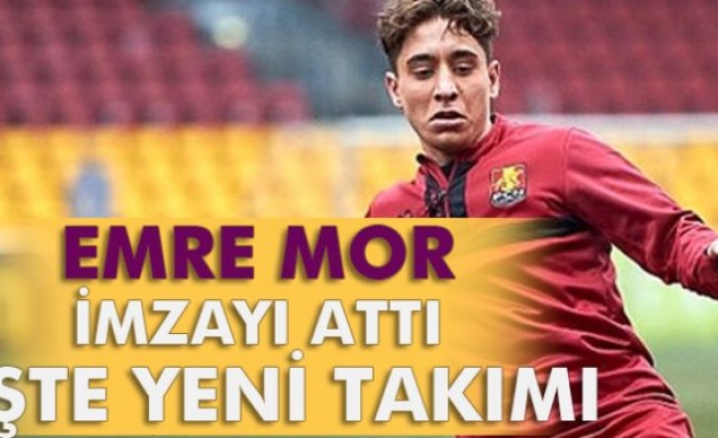 Emre Mor imzayı attı