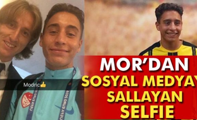 Emre Mor'dan Modricli selfie