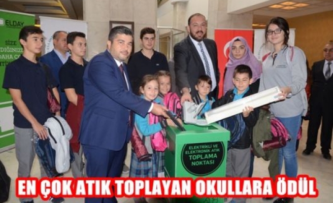 En çok atık toplayan okullara ödül