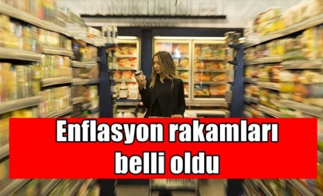 Enflasyon rakamları belli oldu