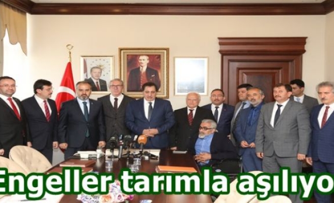 Engeller tarımla aşılıyor