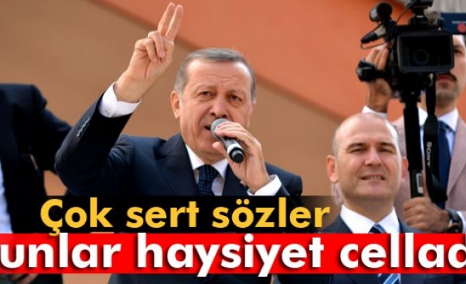 Erdoğan: 'Bunlar haysiyet celladıdır'