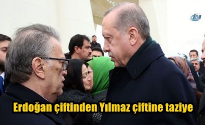 Erdoğan çiftinden Yılmaz çiftine taziye