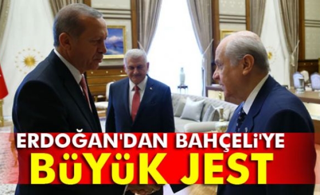 Erdoğan, Devlet Bahçeli’yi retweetledi