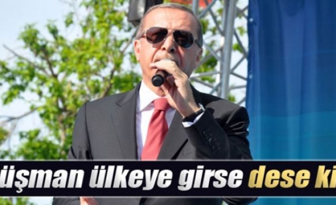 Erdoğan: 'Düşman ülkeye girse dese ki...’