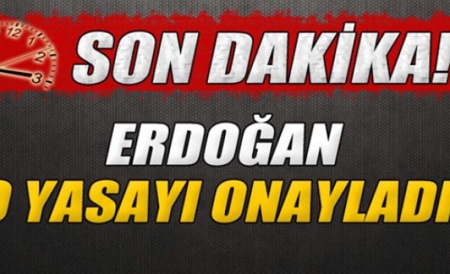 Erdoğan, İç Güvenlik Yasası'nı onayladı!