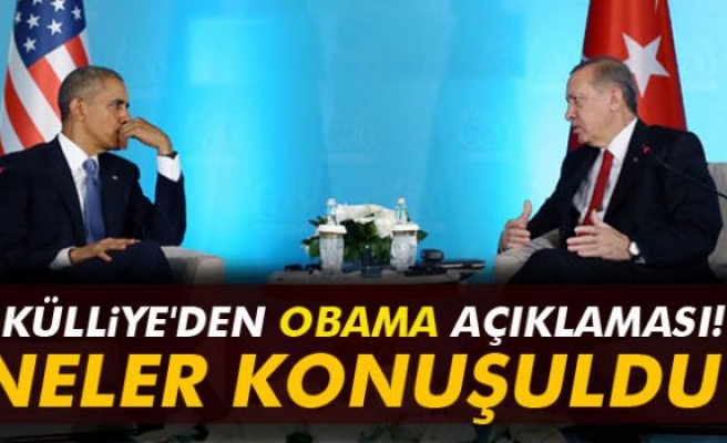 Erdoğan ile Obama telefonda görüştü