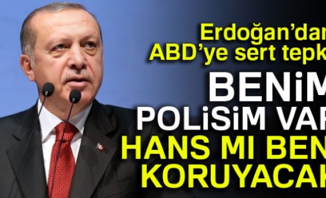 Erdoğan’dan ABD’ye sert tepki