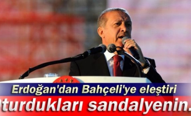 Erdoğan'dan Bahçeli'ye eleştiri